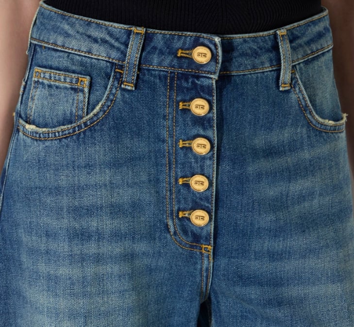 Elisabetta Franchi Jeans Blu Blauw