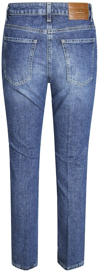 Elisabetta Franchi Jeans Blu Blauw