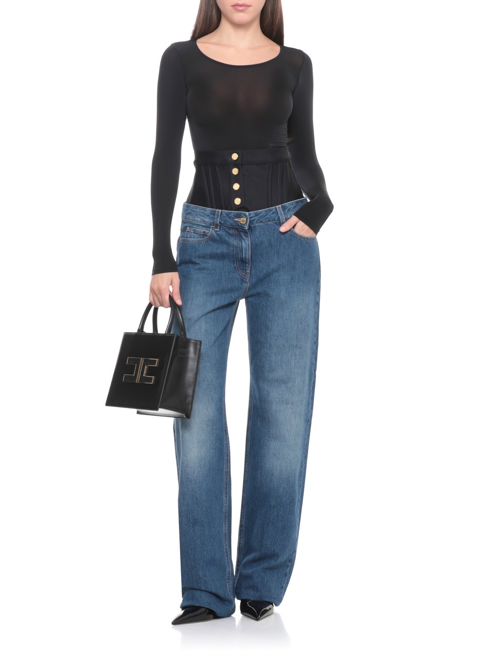 Elisabetta Franchi Jeans Blue Blauw