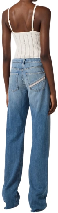 Elisabetta Franchi Jeans Clear Blue Blauw