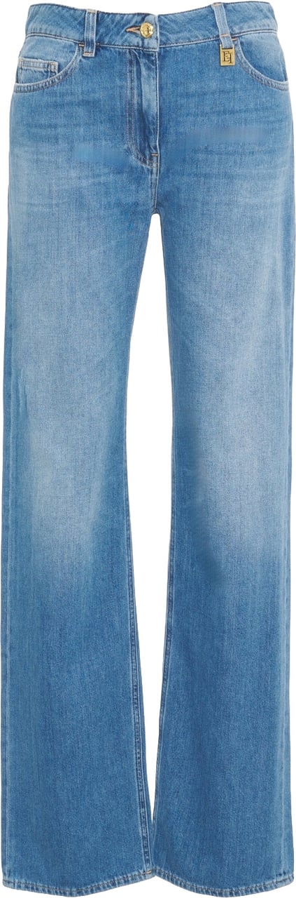 Elisabetta Franchi Wide leg jeans Blauw