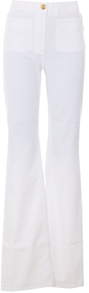Elisabetta Franchi Jeans White Wit
