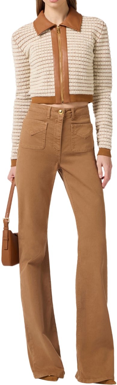 Elisabetta Franchi Jeans Daino Beige
