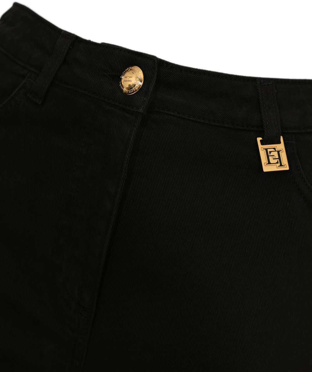 Elisabetta Franchi Trousers Black Zwart