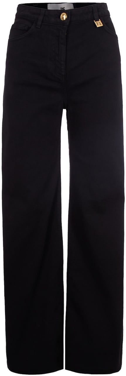 Elisabetta Franchi Trousers Black Zwart