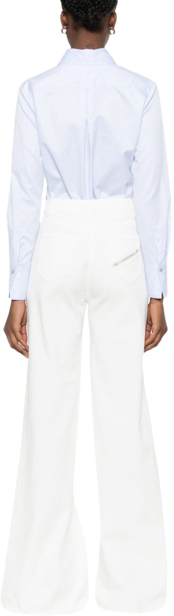 Elisabetta Franchi Jeans Ivory Wit