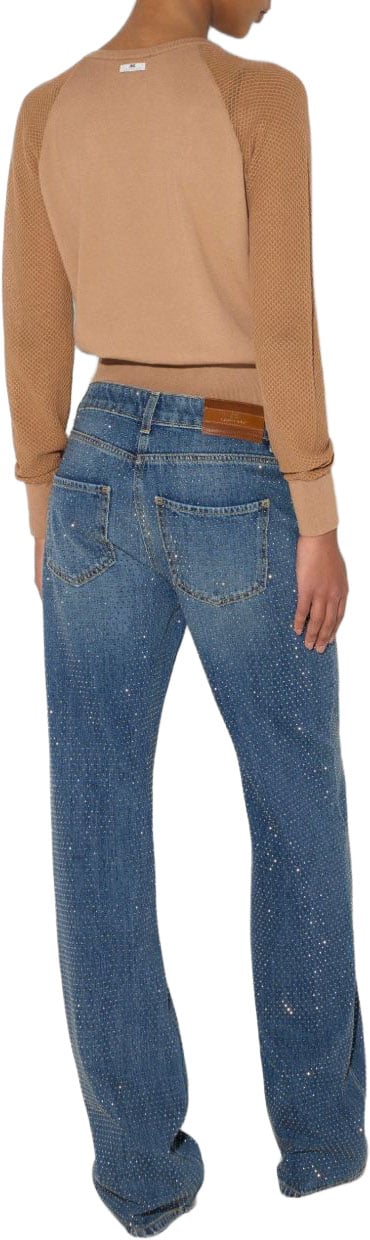 Elisabetta Franchi Jeans Navy Blauw