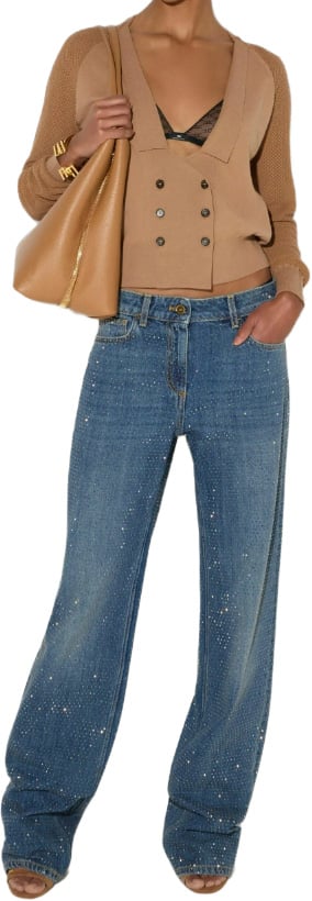 Elisabetta Franchi Jeans Blu Blauw