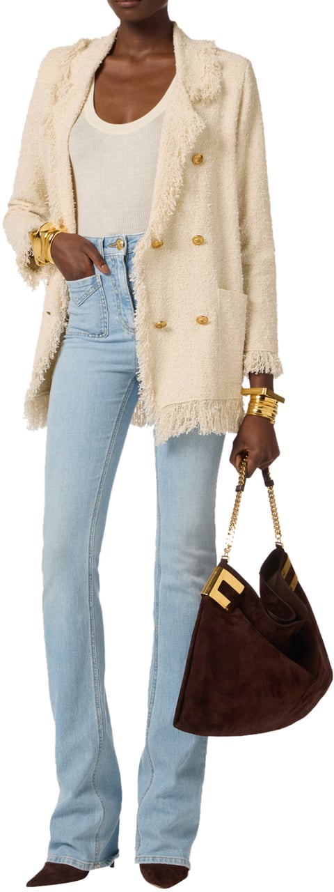 Elisabetta Franchi Jeans Blue Blauw