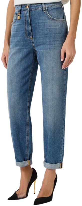Elisabetta Franchi Jeans Blue Blauw