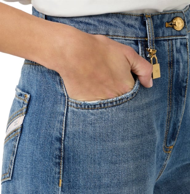 Elisabetta Franchi Jeans Blue Blauw