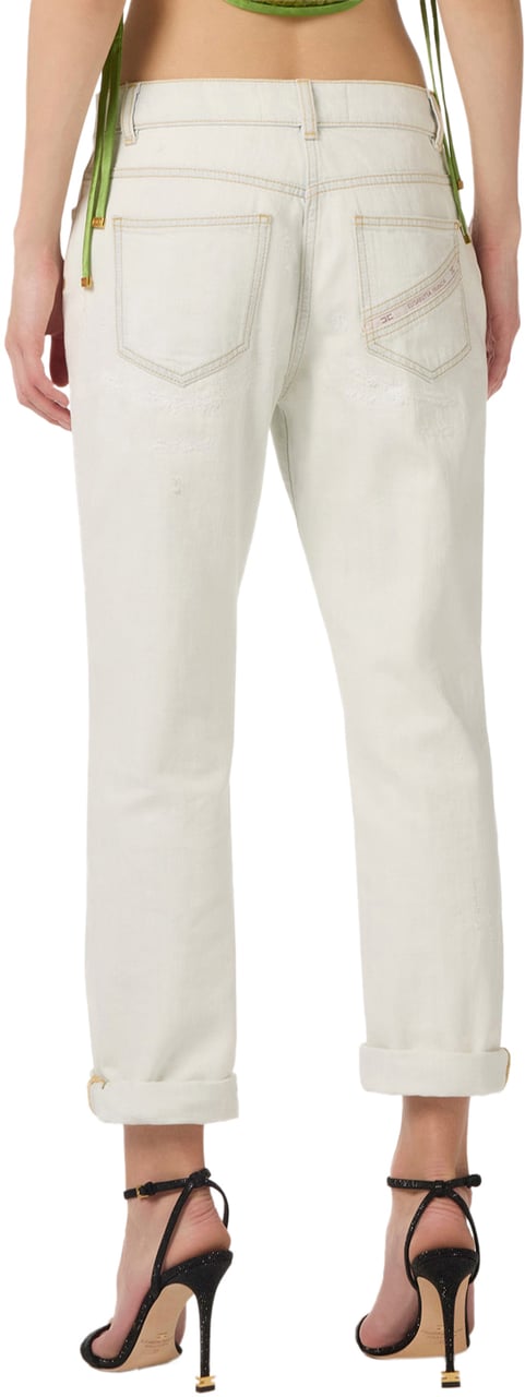Elisabetta Franchi Jeans Bleached Destroyed Divers