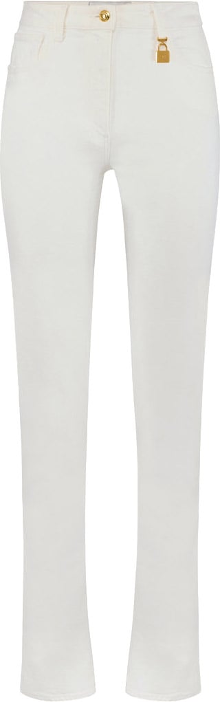 Elisabetta Franchi Jeans Avorio Wit