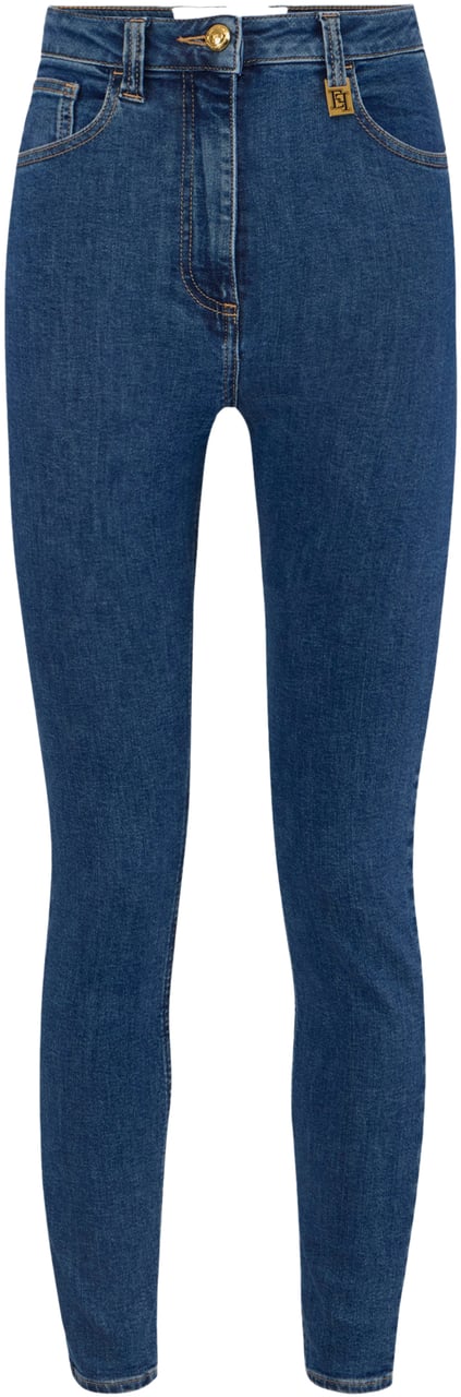Elisabetta Franchi Jeans Blue Vintage Blauw