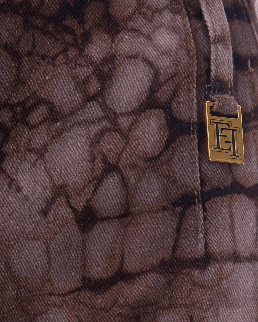 Elisabetta Franchi Jeans Brown Bruin