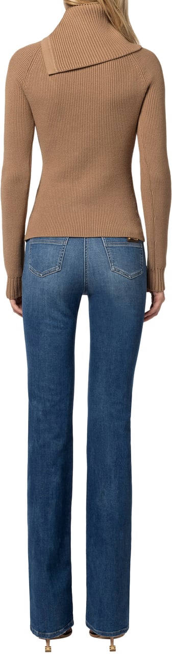 Elisabetta Franchi Trousers Blue Denim Blauw