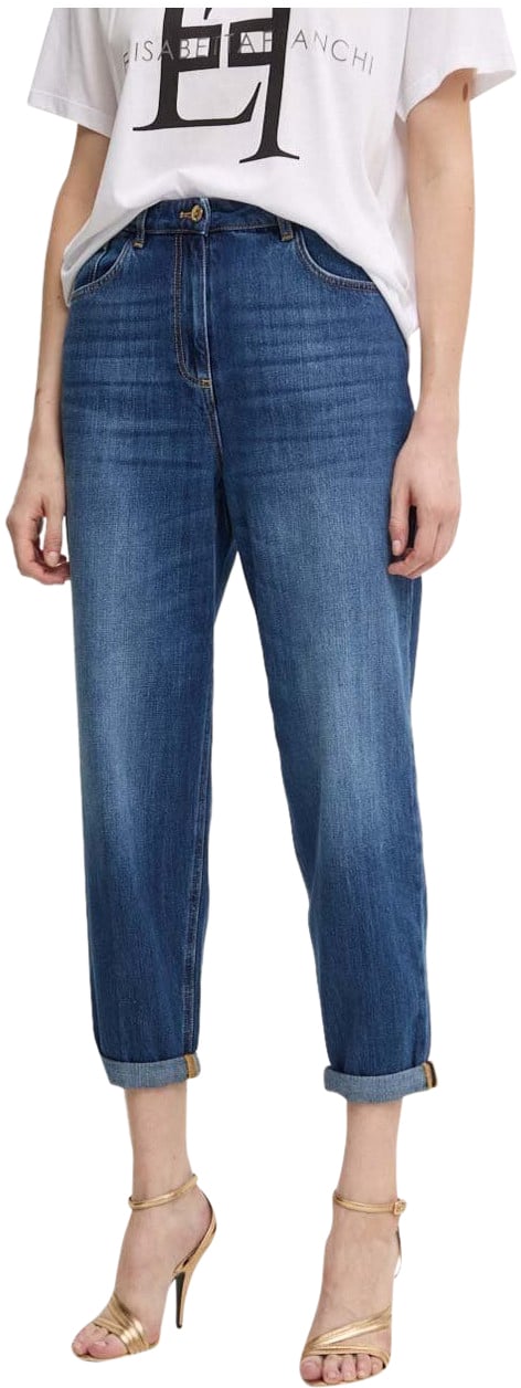 Elisabetta Franchi Jeans Blue Blauw