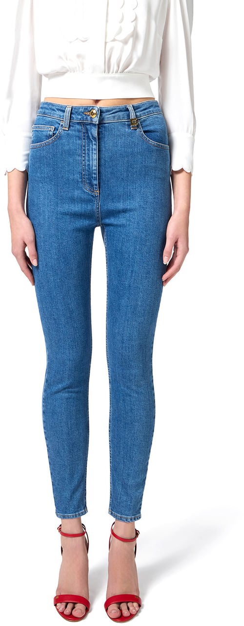 Elisabetta Franchi Jeans Blue Blauw