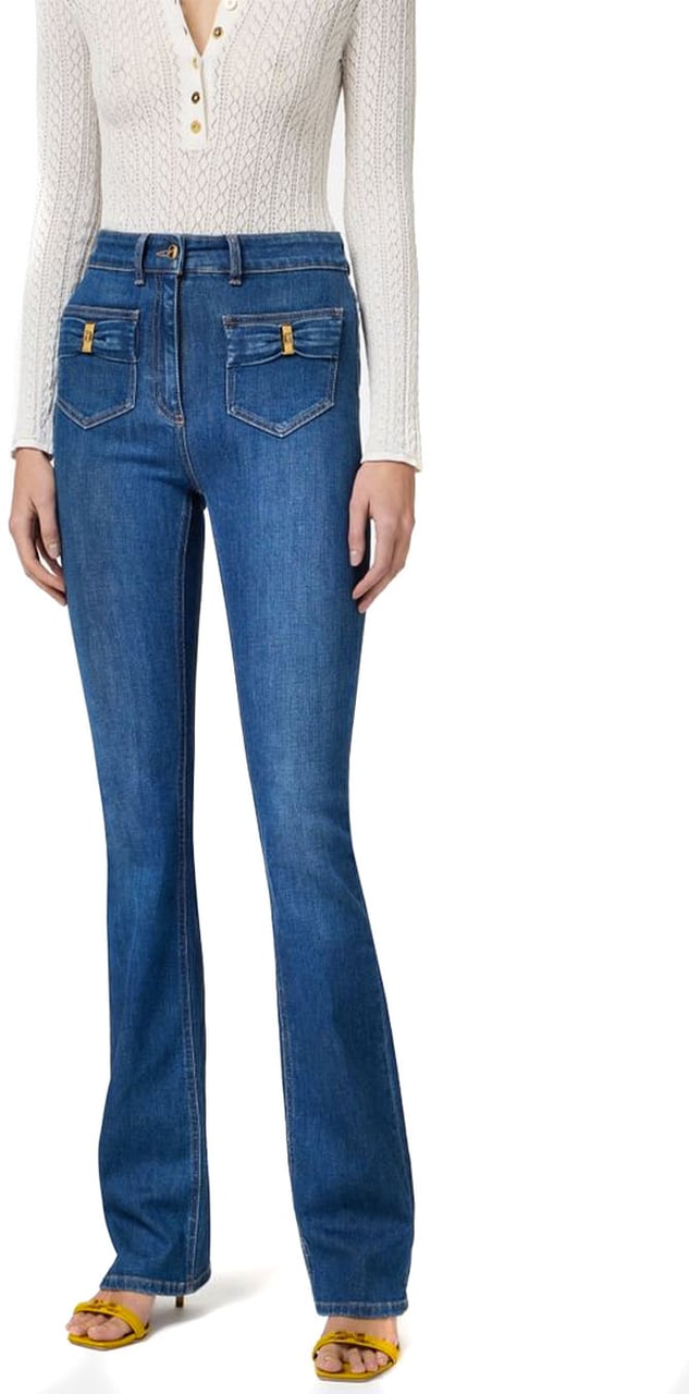 Elisabetta Franchi Jeans Blue Blauw