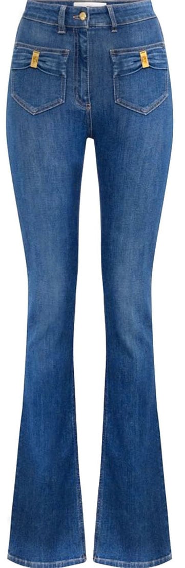 Elisabetta Franchi Jeans Blue Blauw