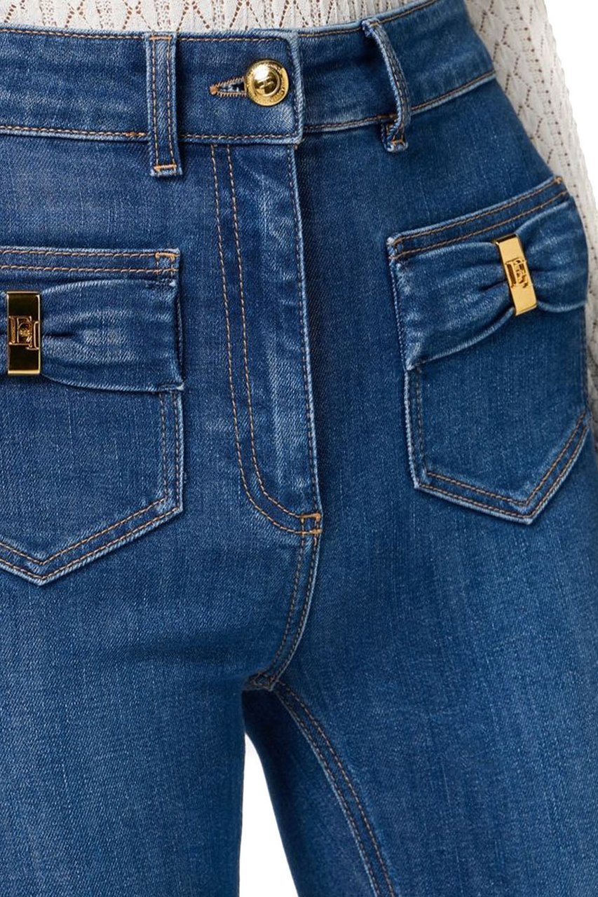 Elisabetta Franchi Jeans Blue Blauw
