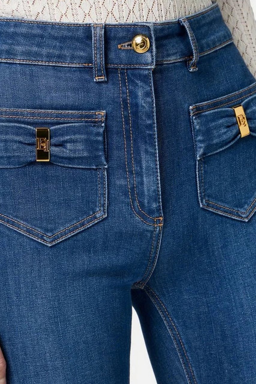 Elisabetta Franchi Jeans Blue Blauw