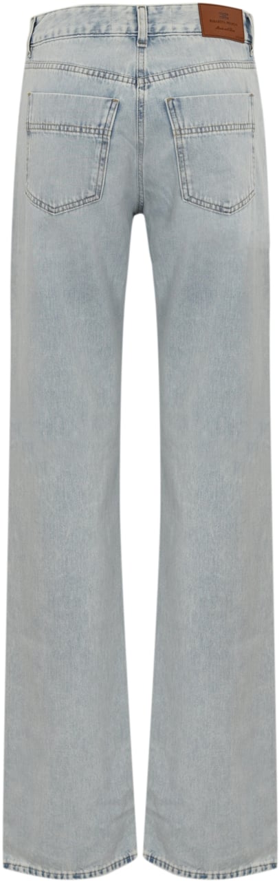 Elisabetta Franchi Trousers Blue Blauw