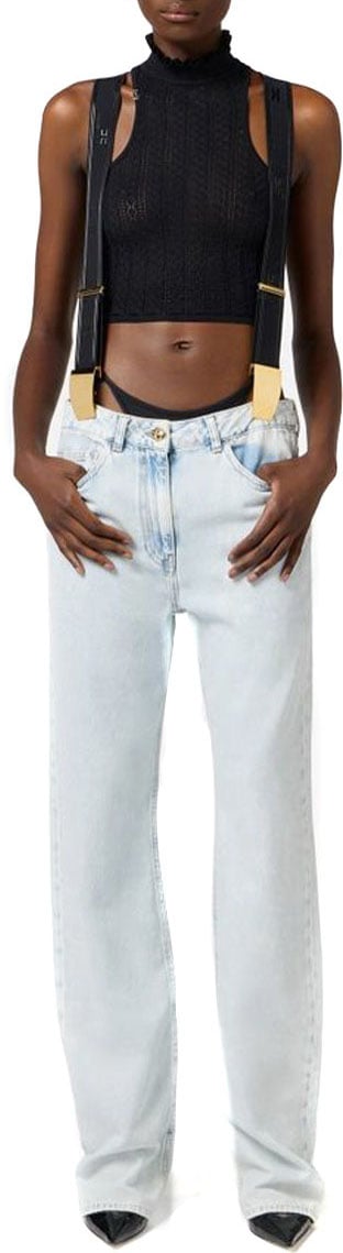 Elisabetta Franchi Jeans Blue Blauw