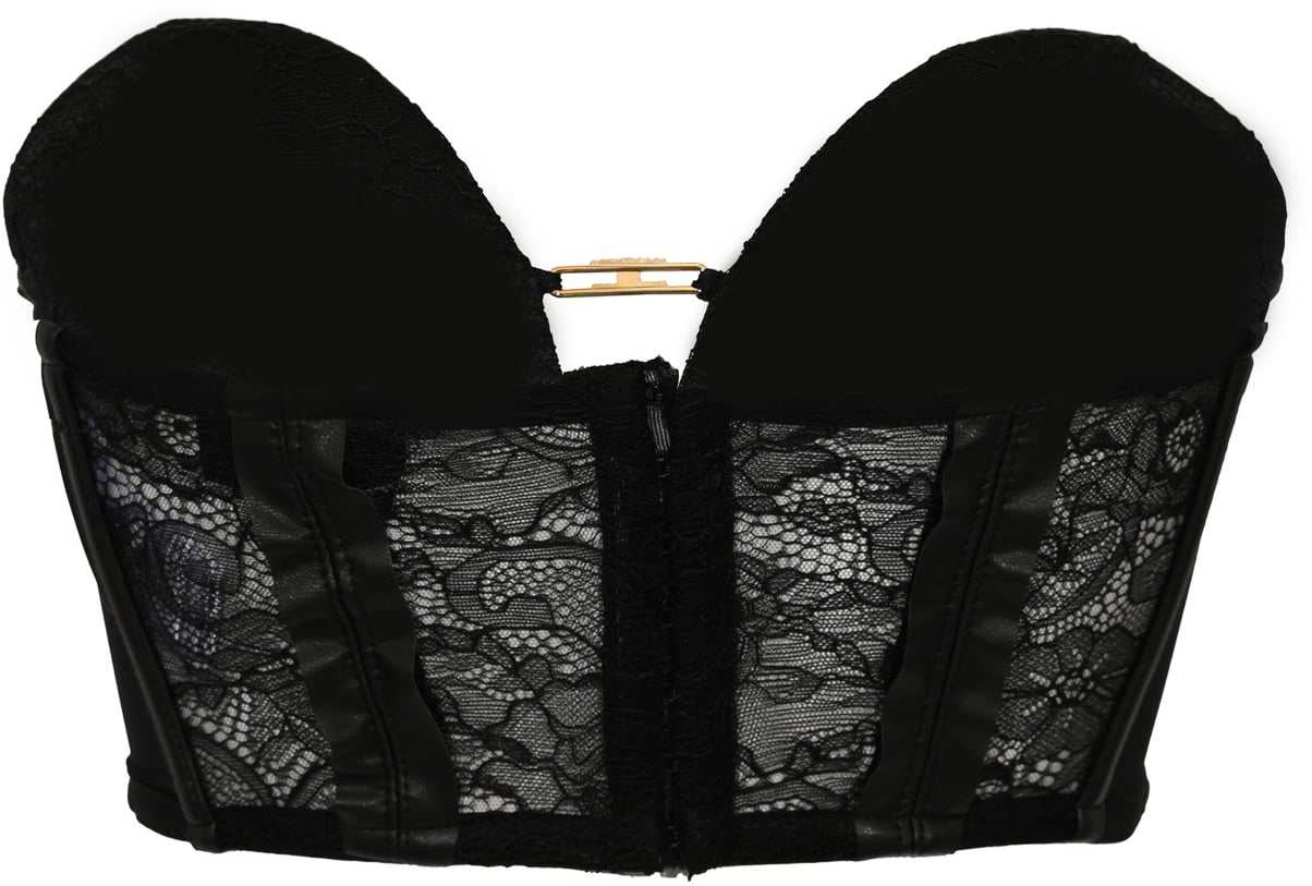 Elisabetta Franchi Top Black Zwart