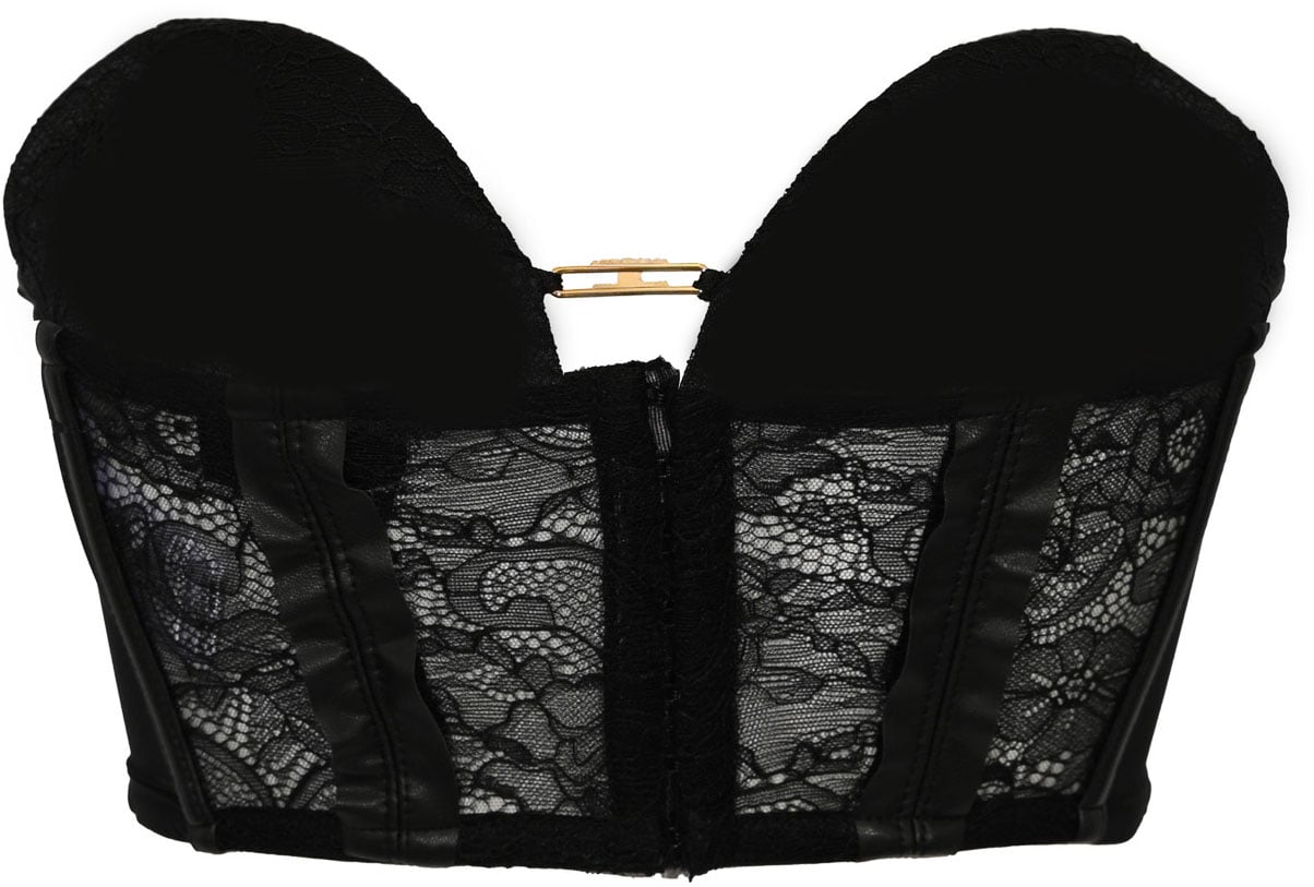 Elisabetta Franchi Top Black Zwart