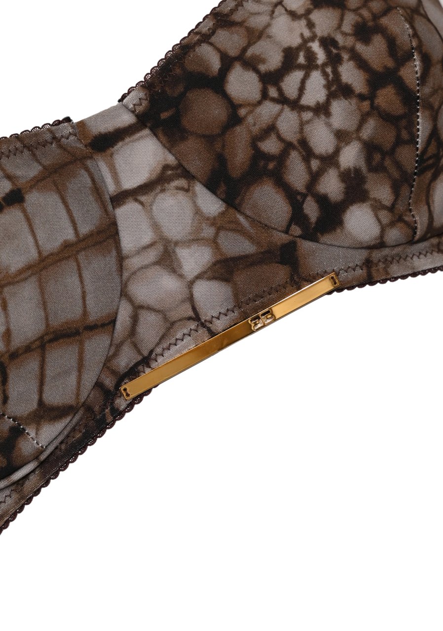 Elisabetta Franchi Top Brown Bruin