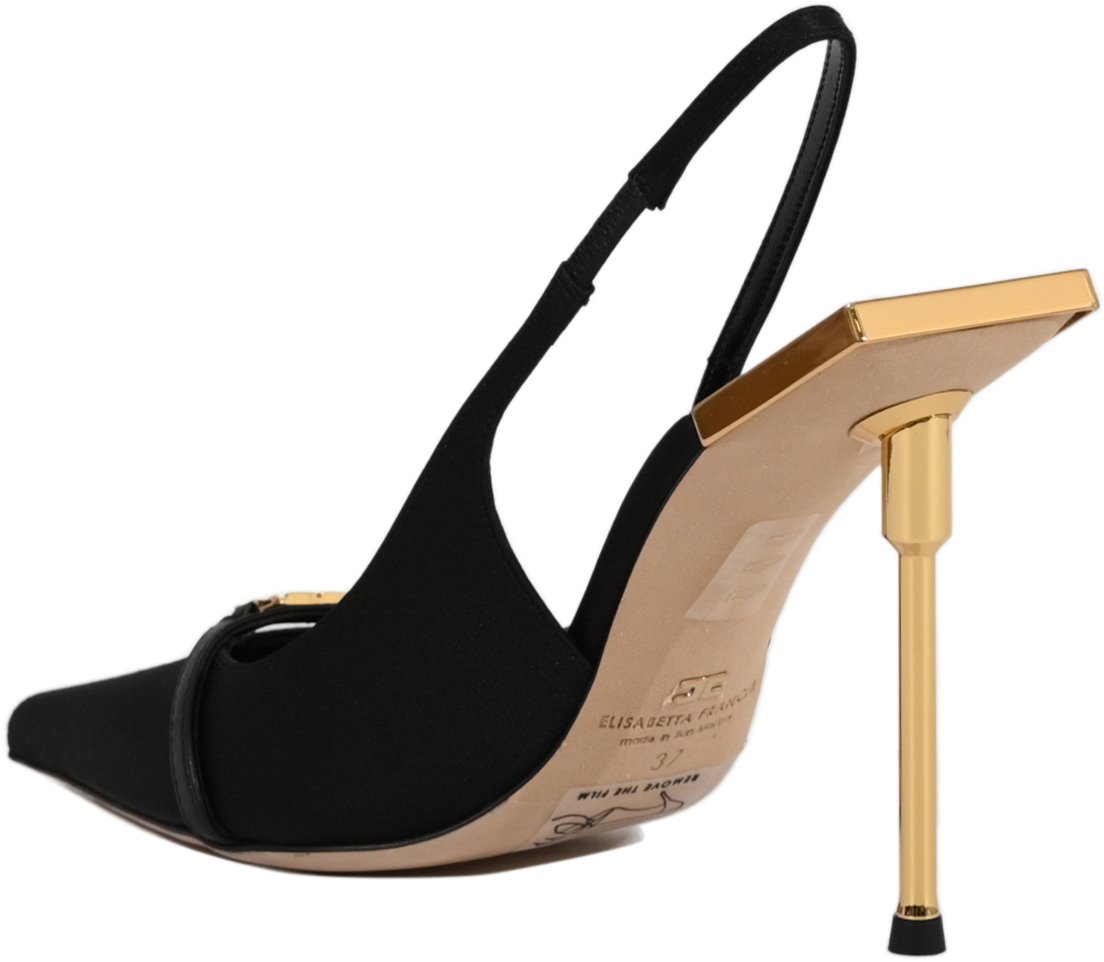 Elisabetta Franchi Sandals Black Zwart