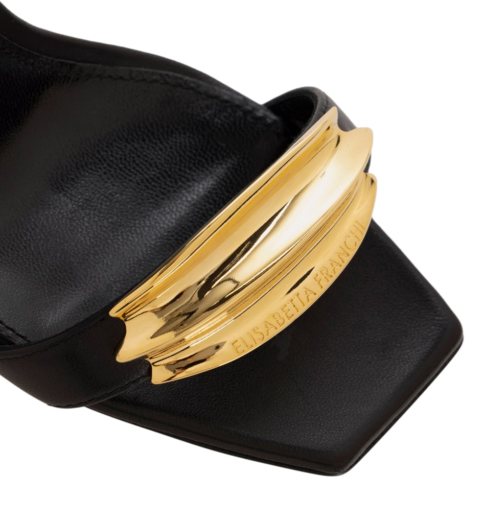 Elisabetta Franchi Sandals Black Zwart