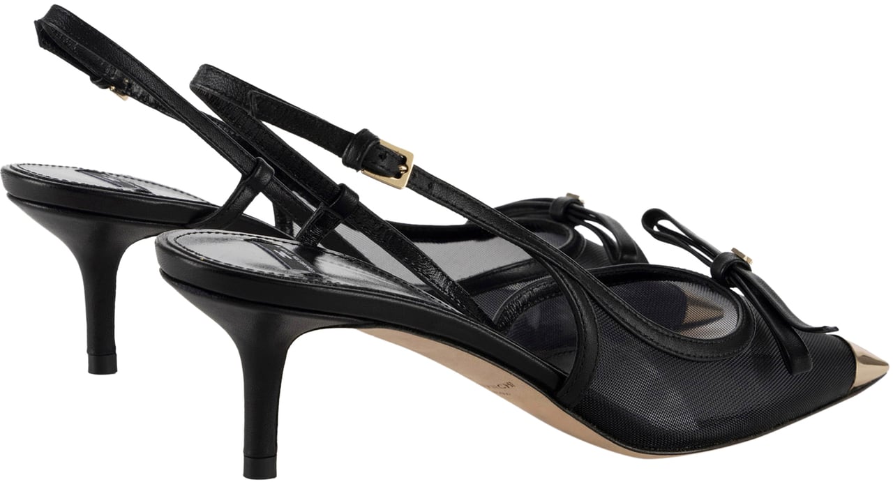 Elisabetta Franchi Flat Shoes Black Zwart