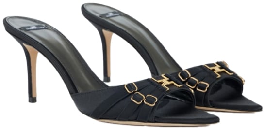Elisabetta Franchi Sandals Black Zwart