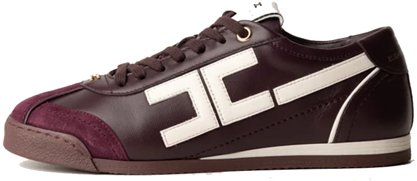 Elisabetta Franchi Sneakers Merlotmilk Maroon