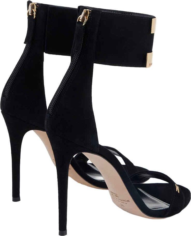Elisabetta Franchi Sandals Black Zwart