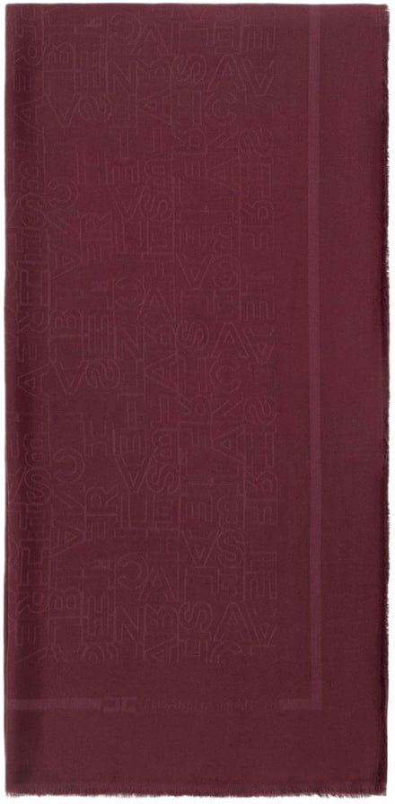 Elisabetta Franchi Sciarpe Maroon Maroon