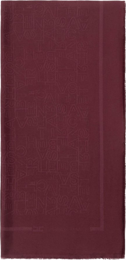 Elisabetta Franchi Sciarpe Maroon Maroon