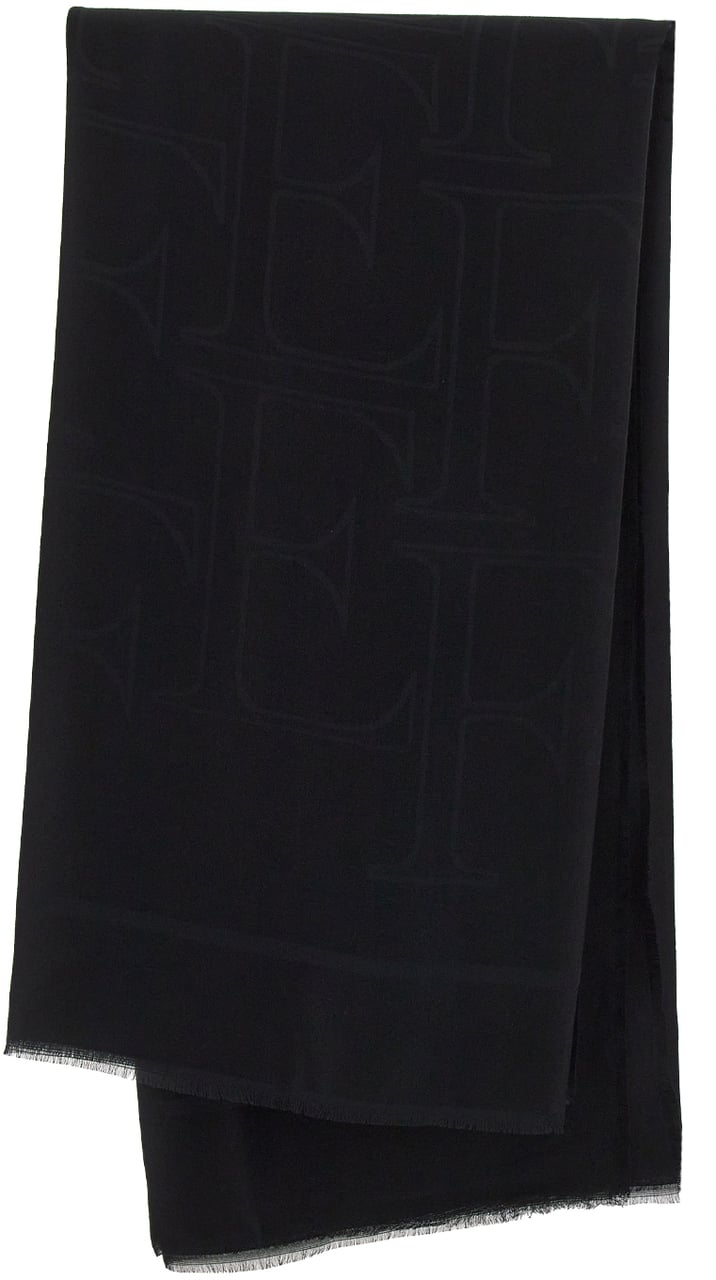 Elisabetta Franchi Scarfs Black Zwart