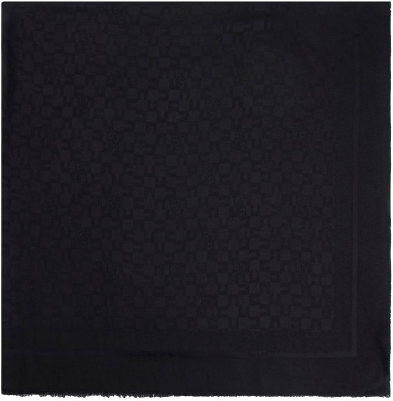 Elisabetta Franchi Scarfs Black Zwart