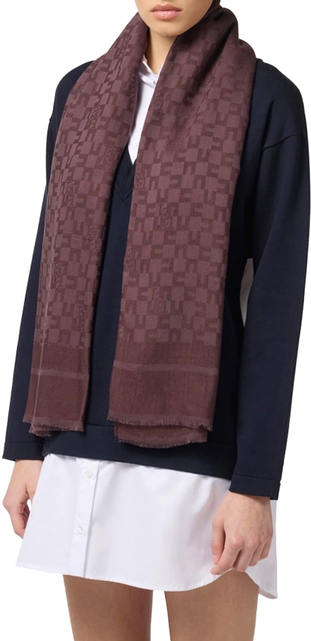 Elisabetta Franchi Scarfs Merlot Rood
