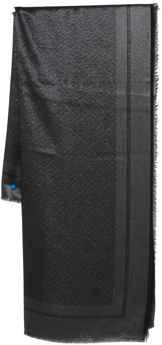 Elisabetta Franchi Scarfs Black Zwart