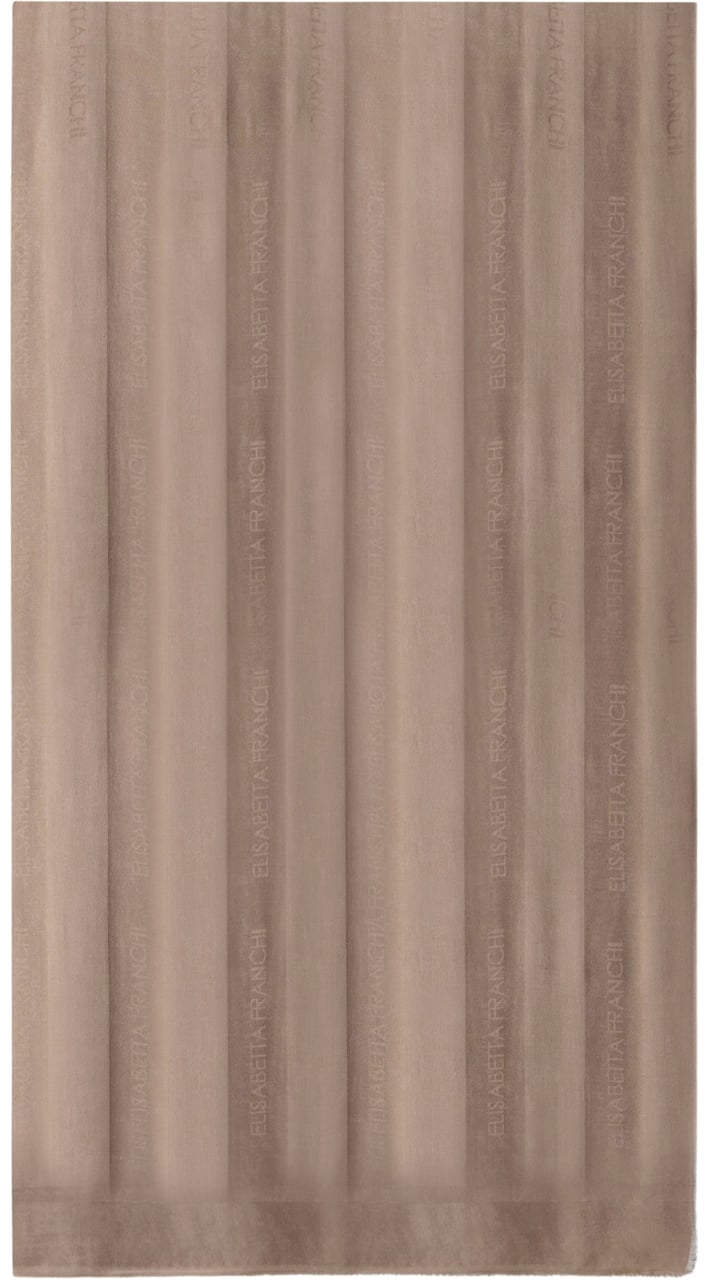 Elisabetta Franchi Scarfs Argilla Bruin