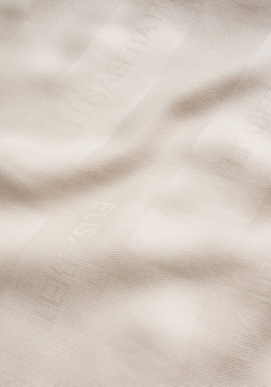 Elisabetta Franchi Foulard with logo lettering Taupe