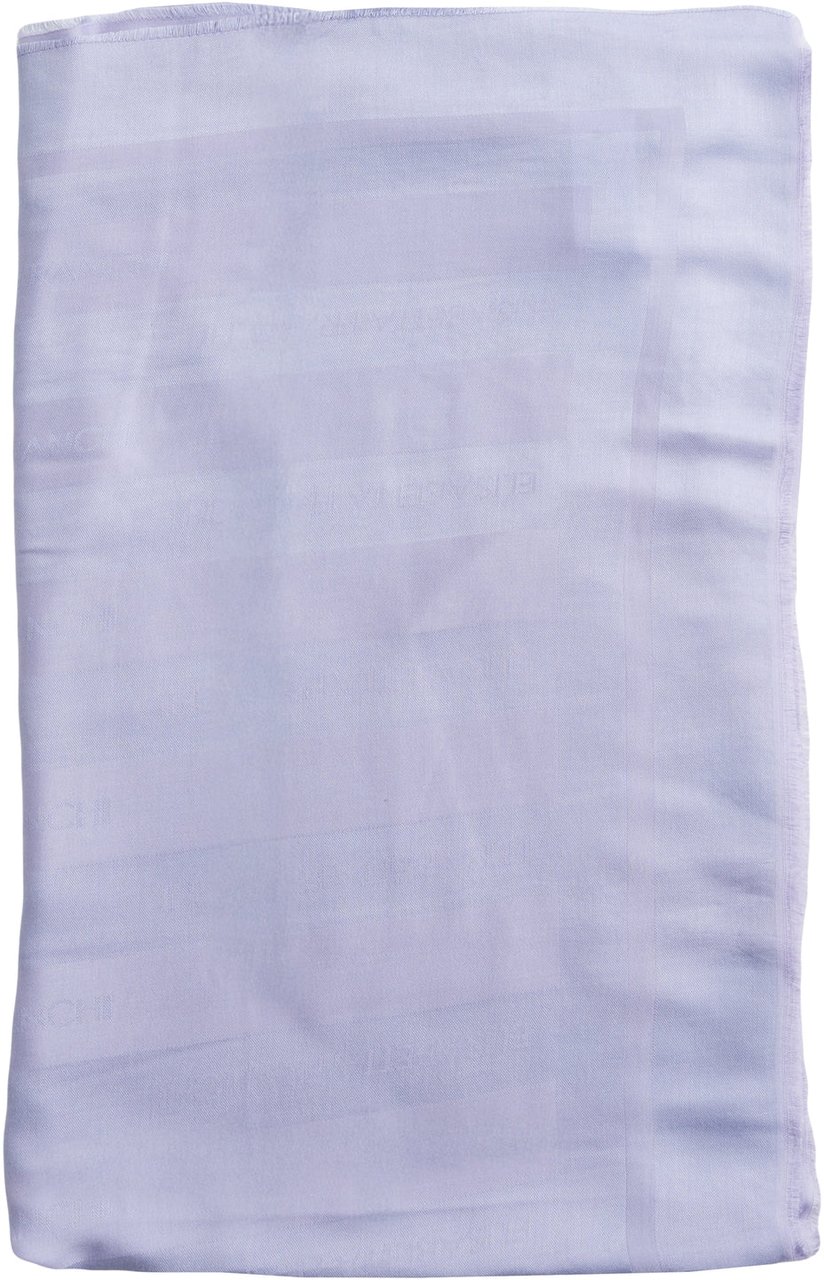 Elisabetta Franchi Foulard with logo lettering Paars