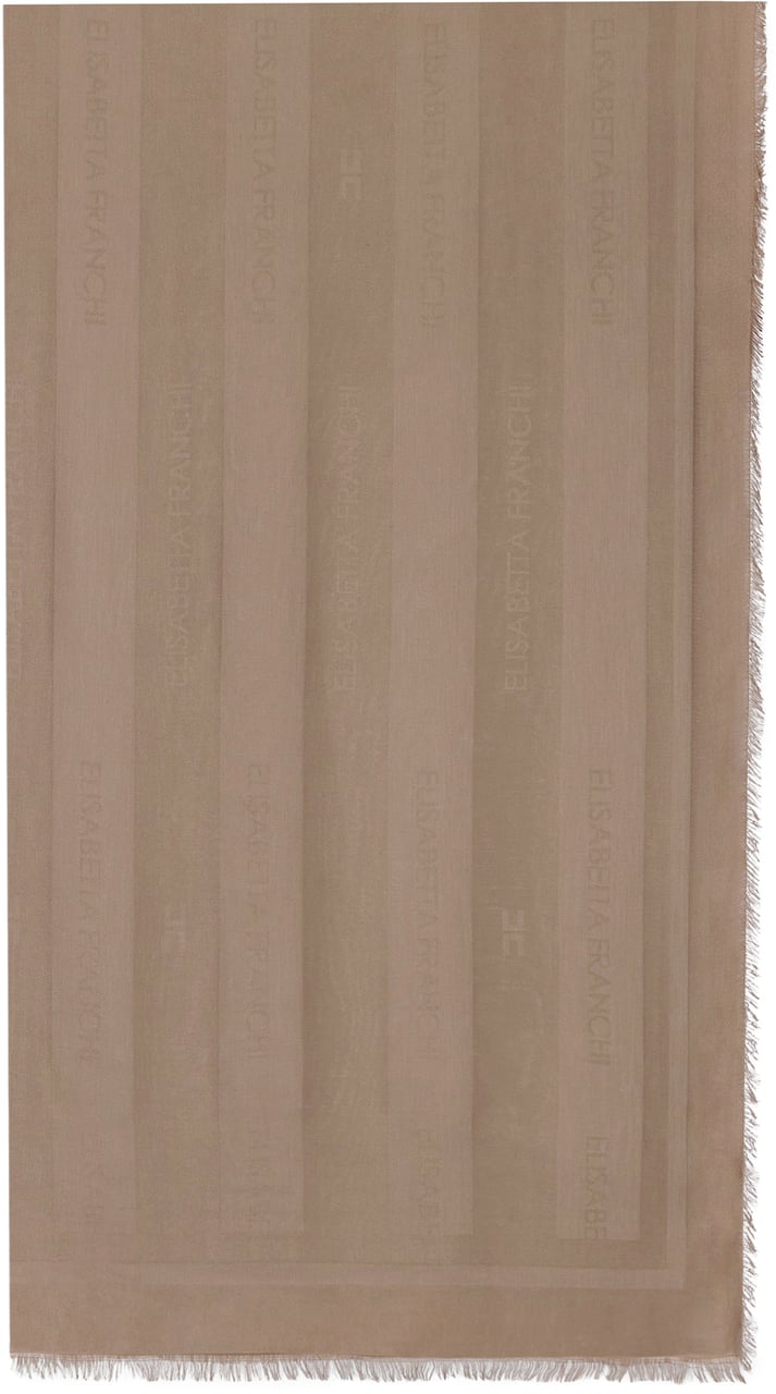 Elisabetta Franchi Scarfs Argilla Bruin