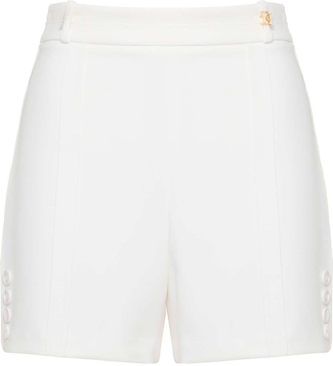 Elisabetta Franchi Shorts Avorio Wit