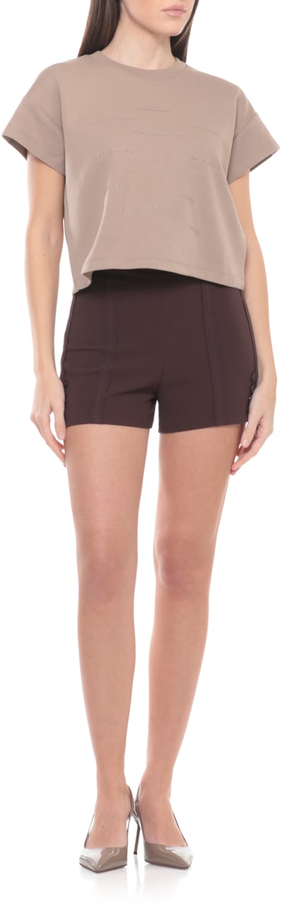 Elisabetta Franchi Shorts Brown Bruin