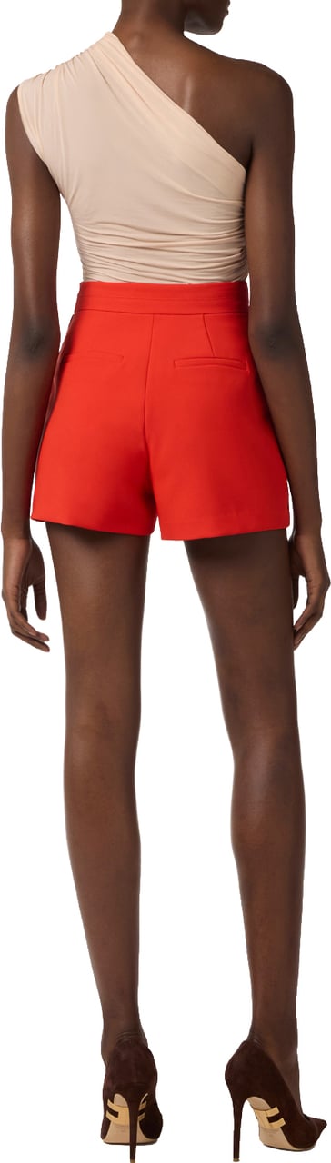 Elisabetta Franchi Shorts Lacca Rood